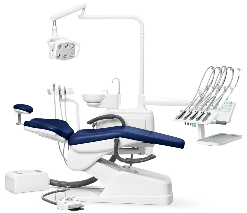 Стоматологическая установка Anya AY-A 1000 верхняя подача, Темно-синий AY-4