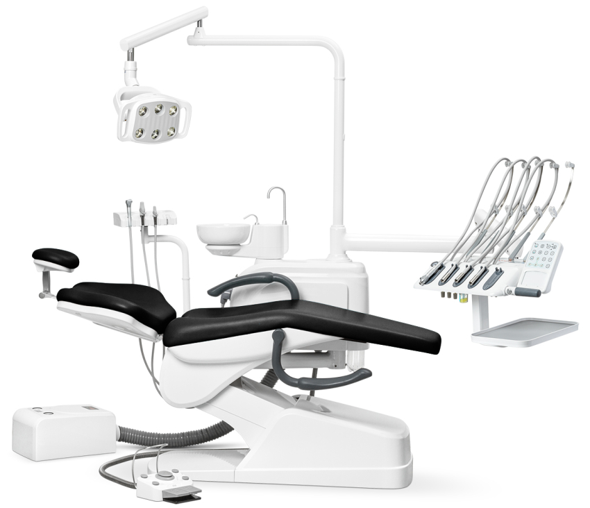 Стоматологическая установка Anya AY-A 1000 верхняя подача, Черный AY-14